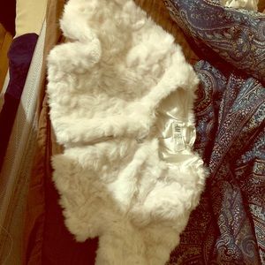 Baby girls fur vest brand hew